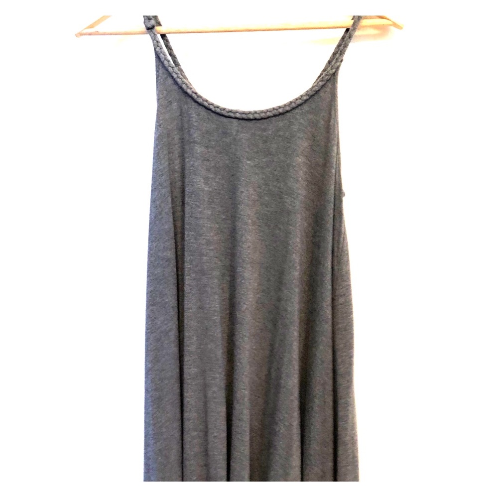 Gray Adrienne Vittadini Jersey Knit dress SMALL